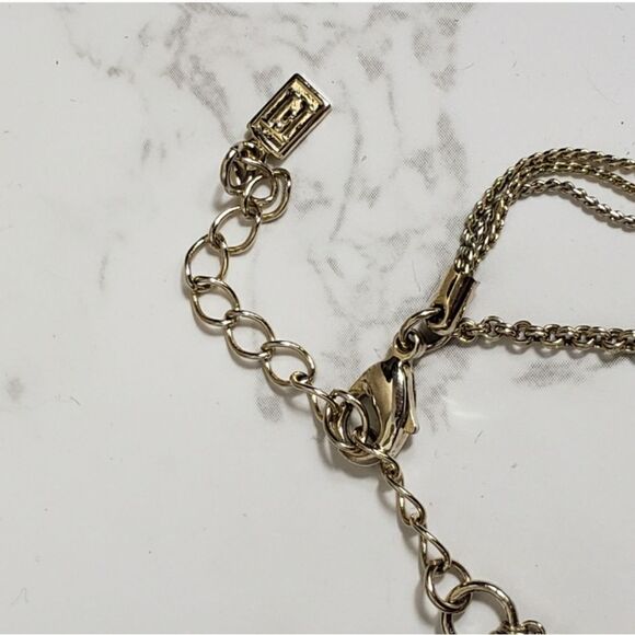 F1 Goldtone Multi-Strand Resin Beaded Necklace - Picture 3 of 5